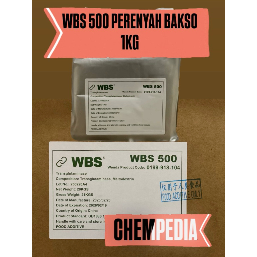 

WBS 500 - 1kg Perenyah / Kress bakso, pentol, dimsum, dll