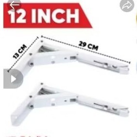 siku lipat brecket meja lipat dinding( jemuran/meja/rak dinding dll) safety auto klik