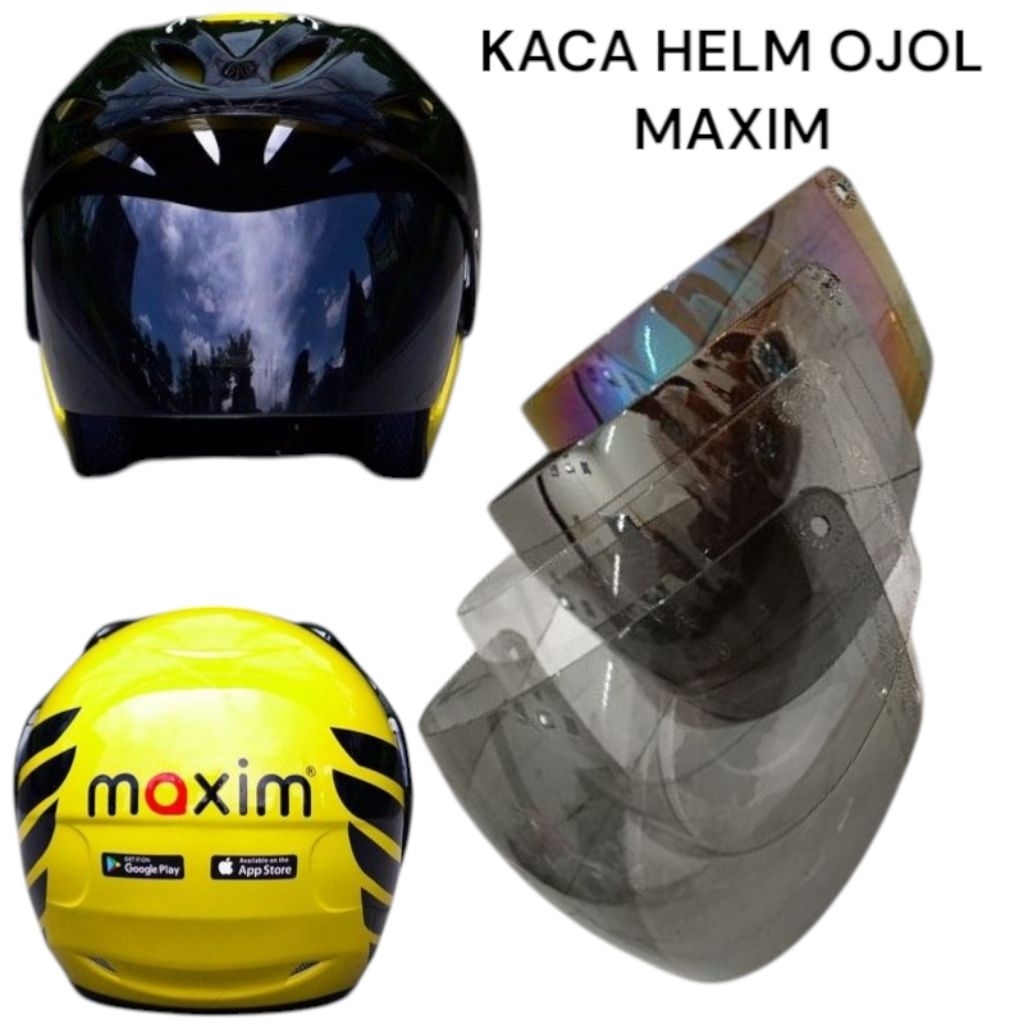 Kaca Helm Ojol maxim Universal Murah