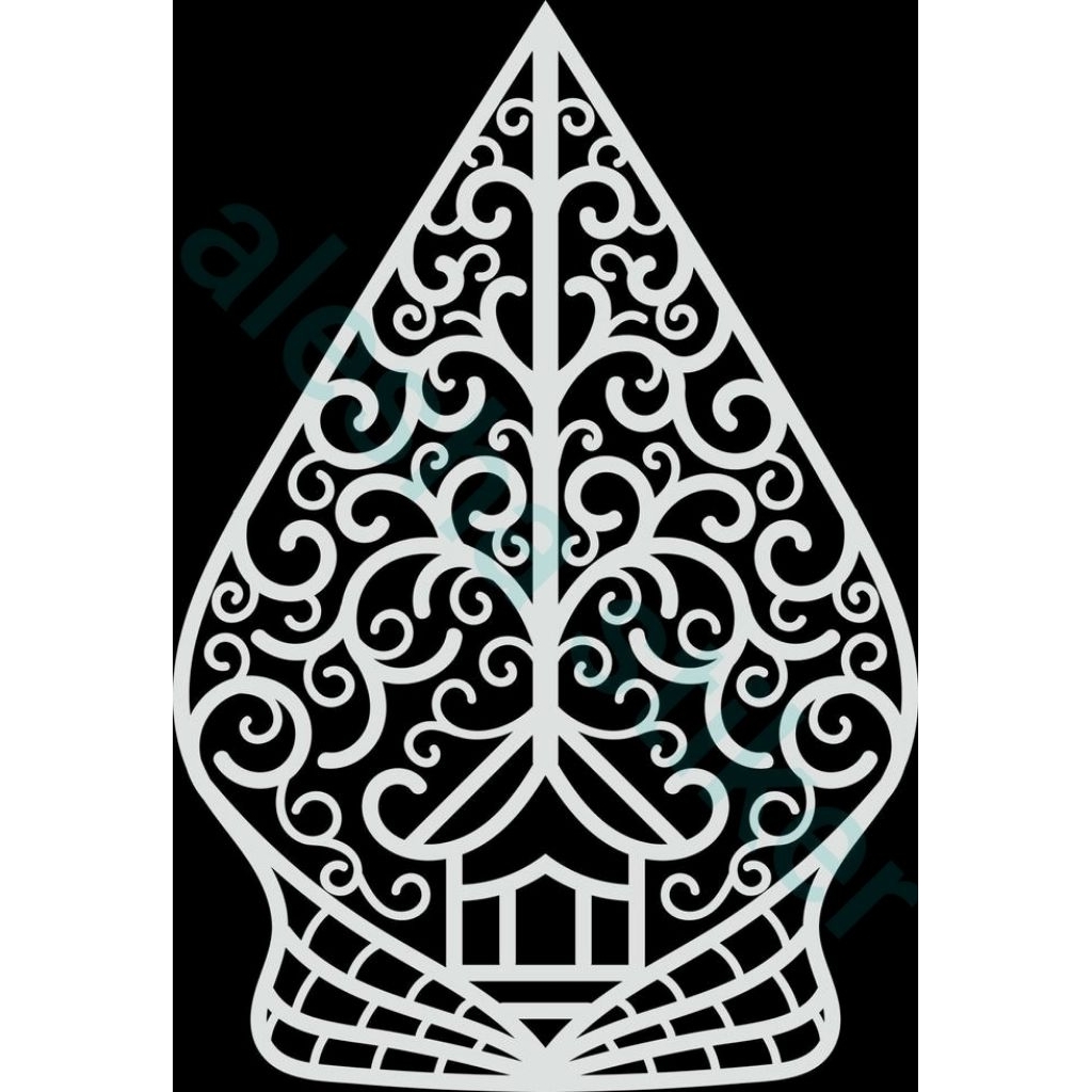 stiker cutting wayang kipas stiker cuttinh mobil motor dll