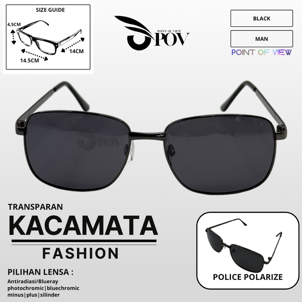 TERMURAH DAN ELEGANT UV400 KACAMATA PRIA POLICE POLARIZE