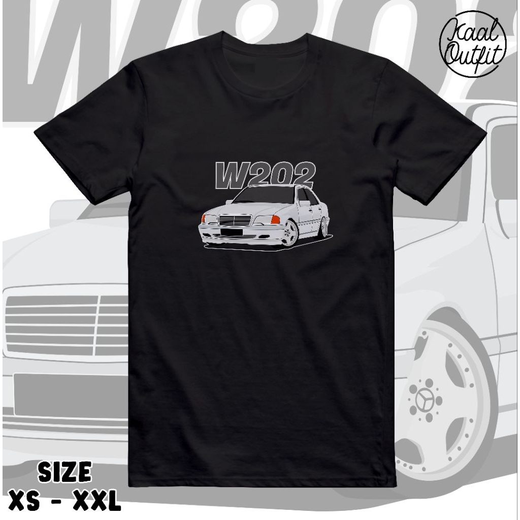 Kaos Dewasa Mercedez Benz W202