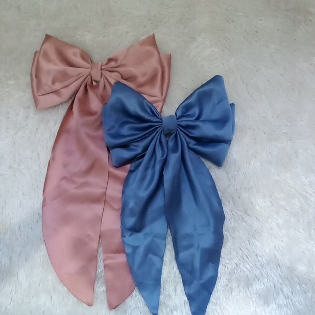 Jepitan Rambut pita/Gaya Korea Jepit Rambut satin/Pita Hijab/Jepit Rambut/Pita Rambut anak