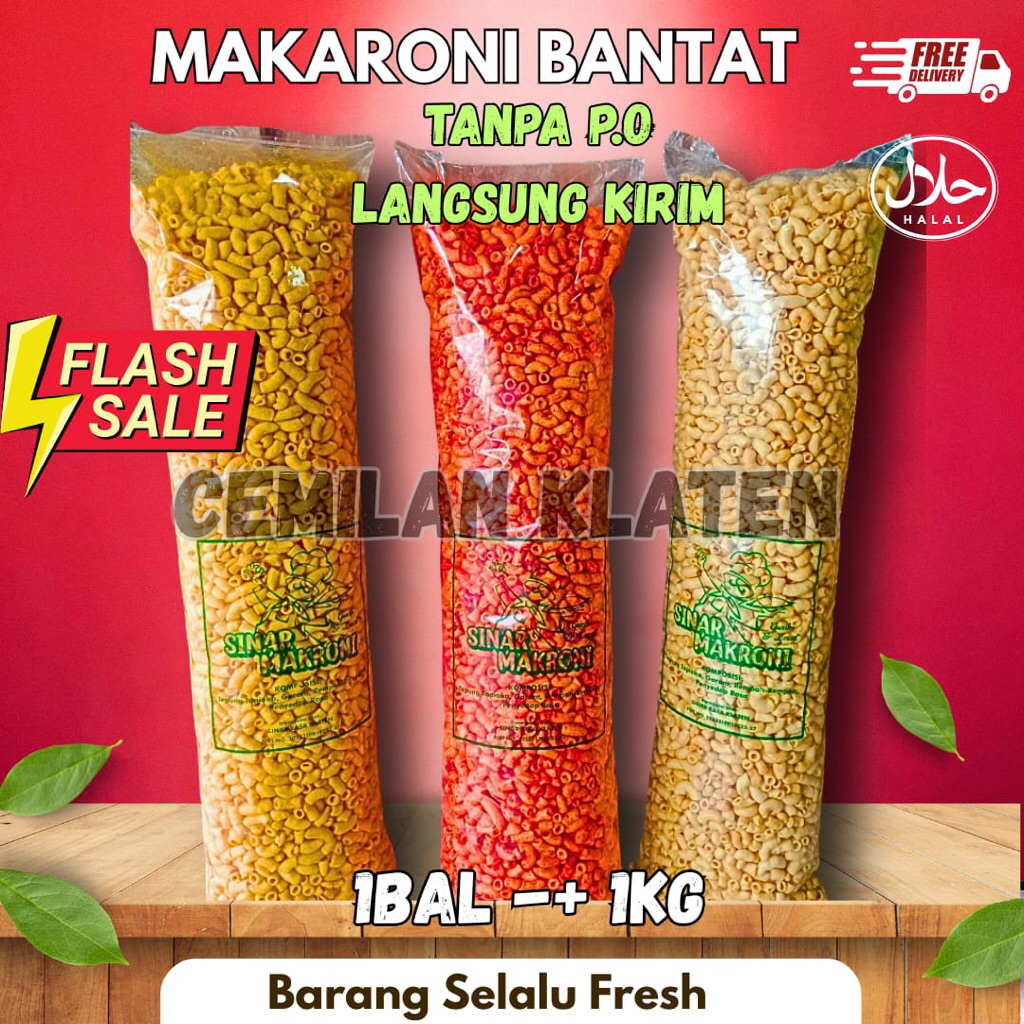 

1kg makaroni bantat/ makaroni bantet 1bal/makaroni bantet nks/ makaroni bantet murah/makaroni bantet