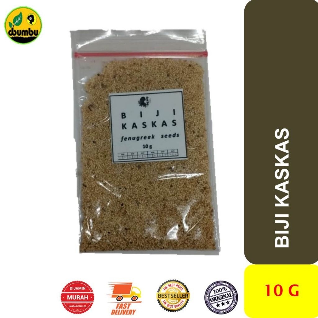 

Biji Kaskas Putih kering kemasan Sachet 10 gram