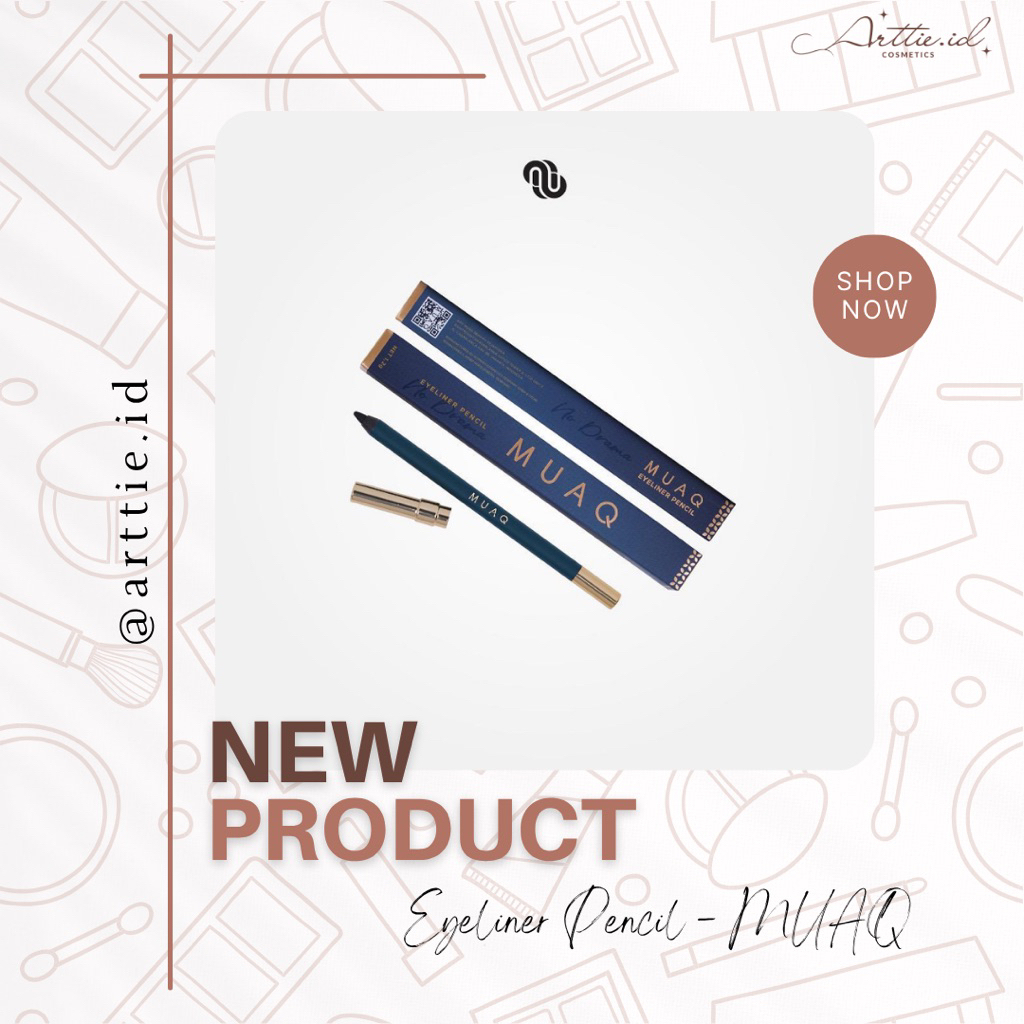 MUAQ Eyeliner Pencil No Drama Pensil Eyeliner