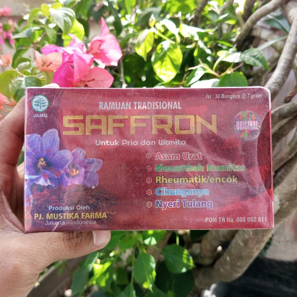 

SAFFRON | Obat Herbal Asam Urat Rematik Pegal Linu | Meningkatkan Imunitas & Stamina