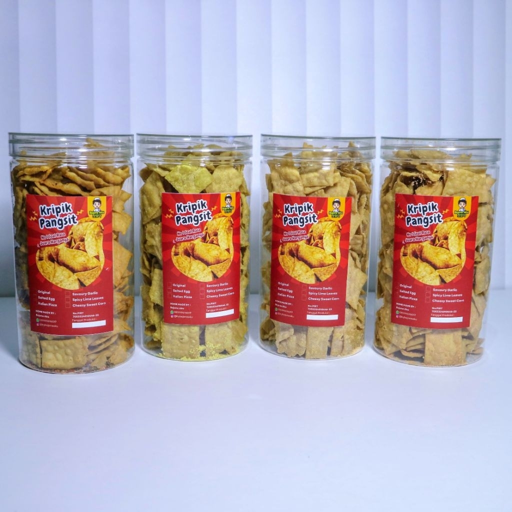 

KRIPIK PANGSIT by Bojone Aku Toples 1000ml