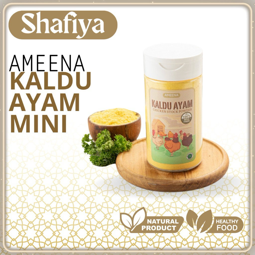 

[ MINI ] Kaldu Ayam Non-MSG Asli 80GR | Ameena Premium Quality