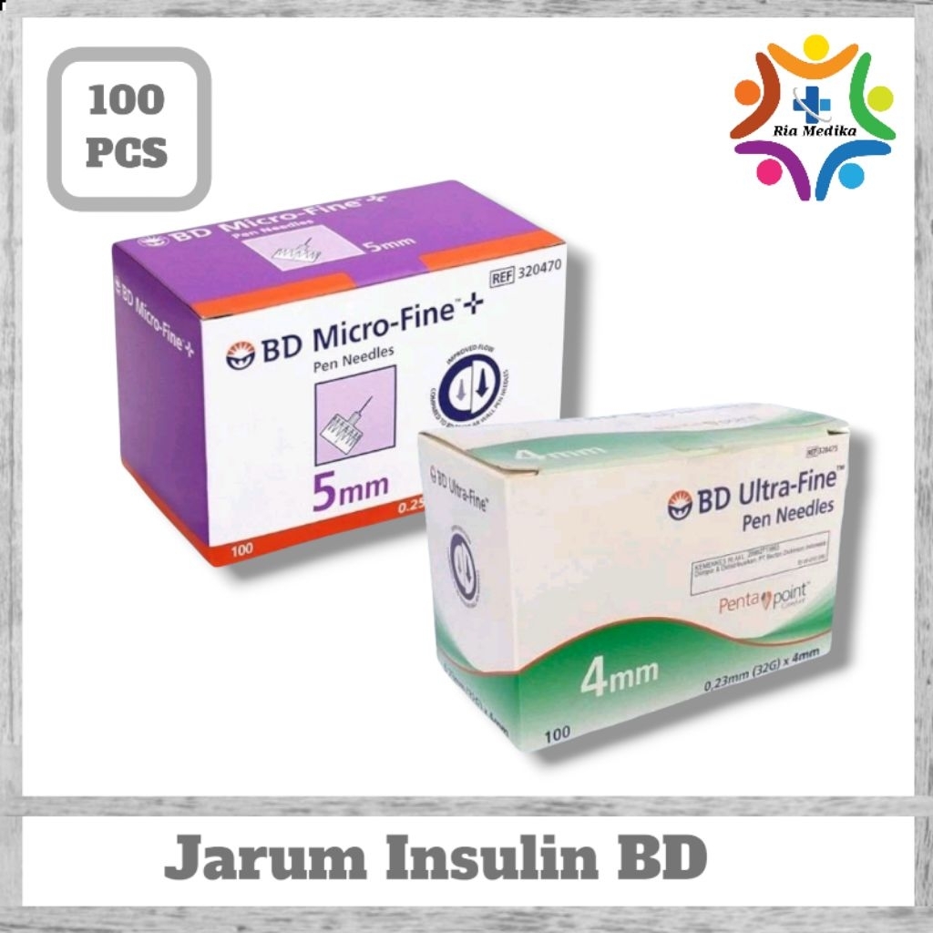 Jarum Insulin BD Microfine 4mm dan 5 mm Jarum Insulin Gula
