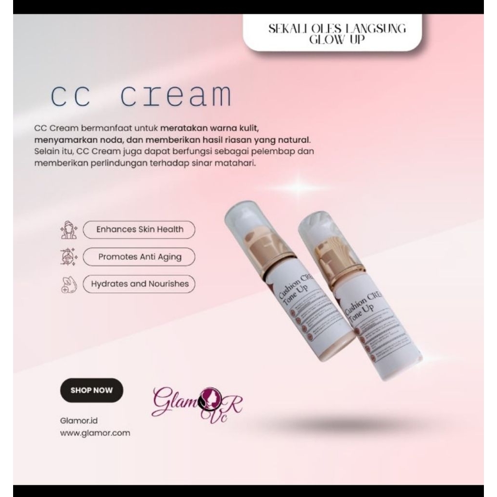 CC cream glamor skincare bpom
