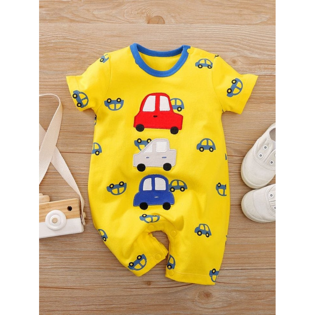 ROMPER FASHION BABY/ BAJU NEWBORN LAKI LAKI/ROMPER BABY MURAH /JUMPER BABY 0-6 BULAN