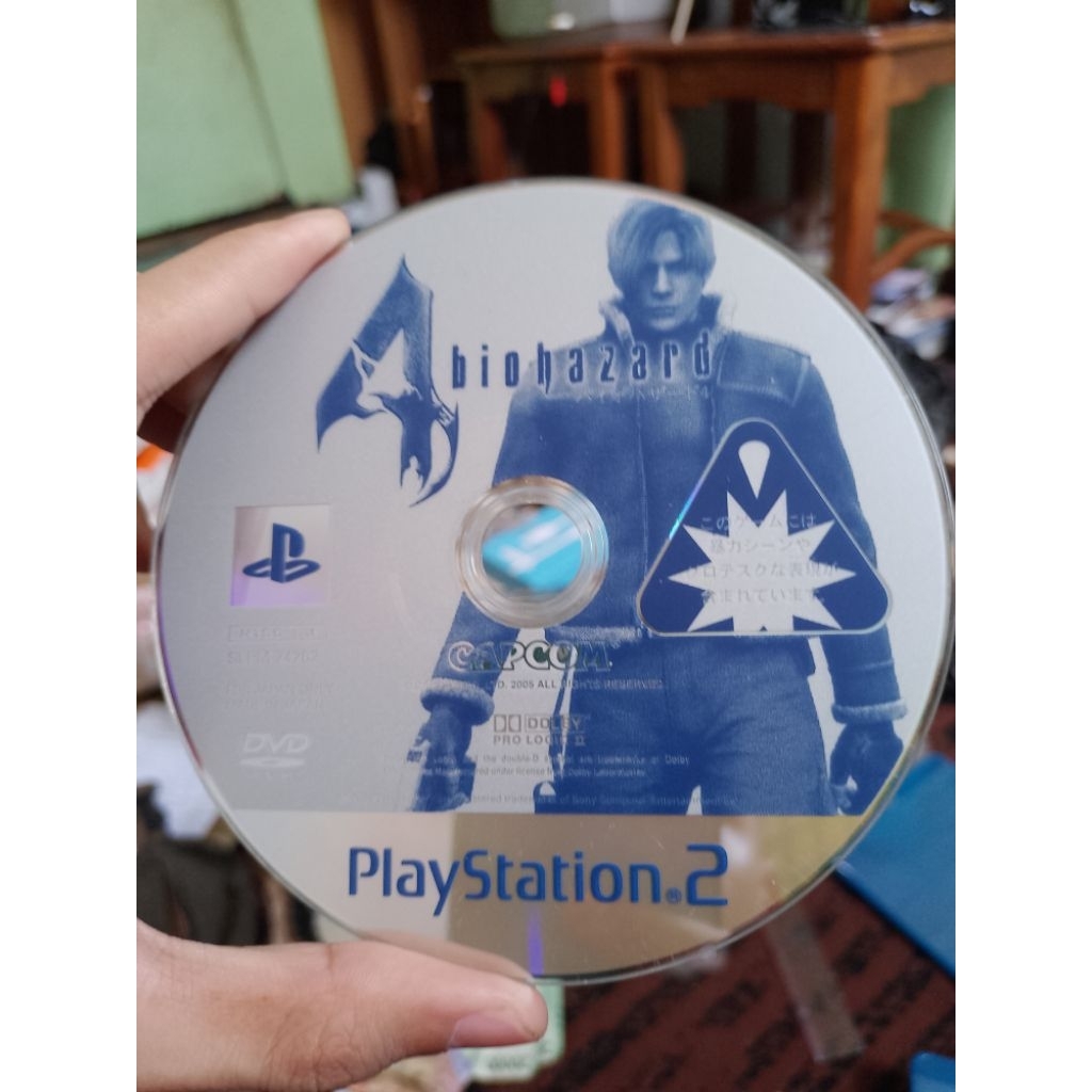 kaset ps2 preloved original japan (made in japan) resident evil 4 (biohazard 4)