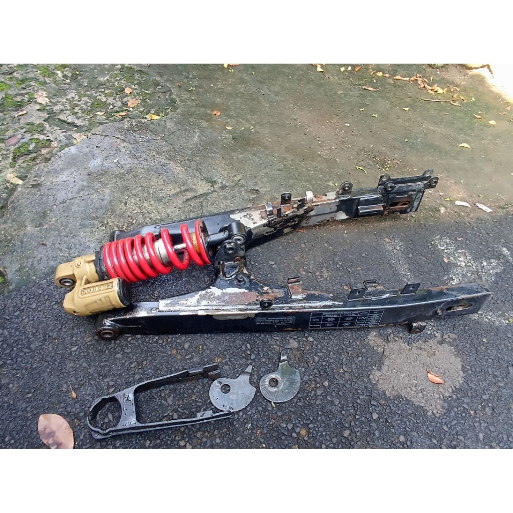 arm set mono shock Kawasaki ns200