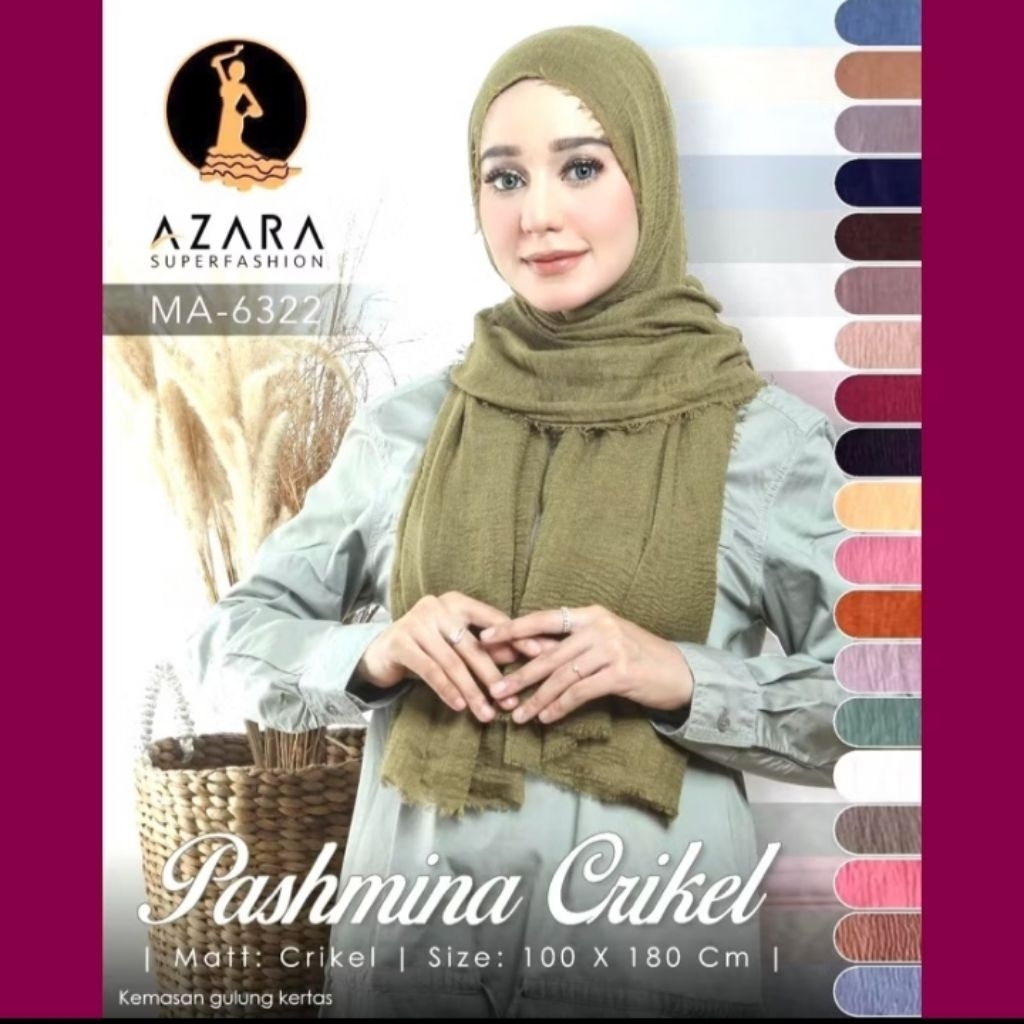 Pasmina Crinkle Lavanya By Azara