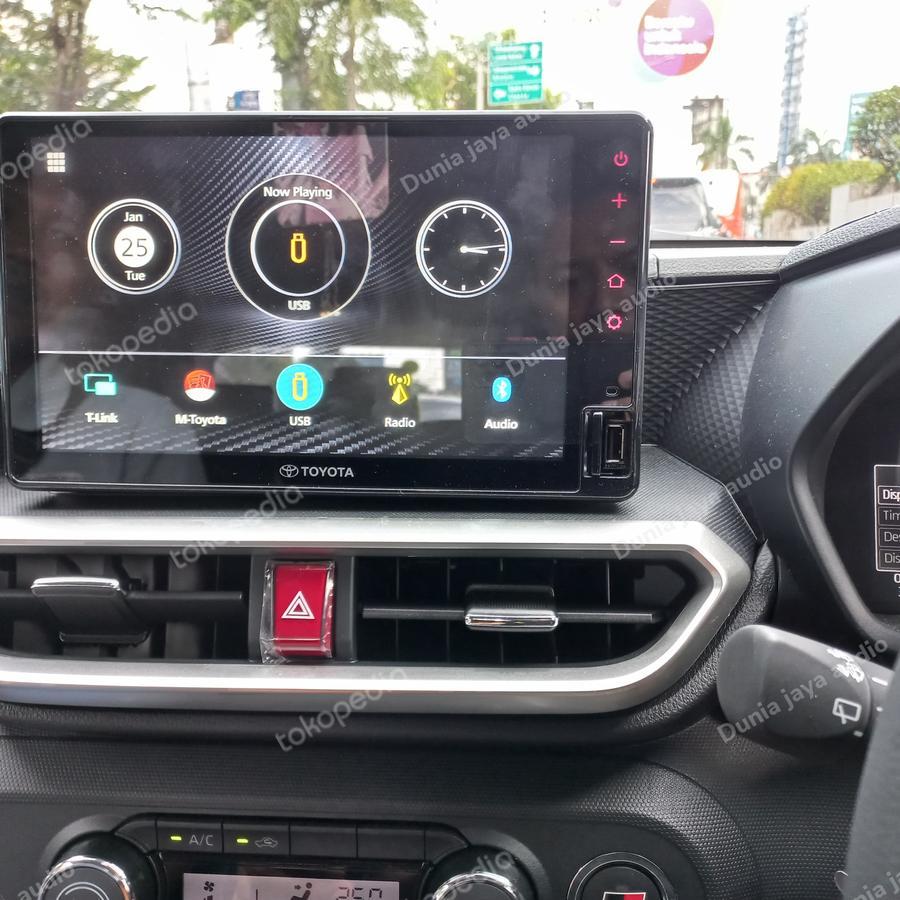 Head Unit Toyota Raize Original Android T-Link 9inch Like New Mantab - JVC Kenwood Original Toyota