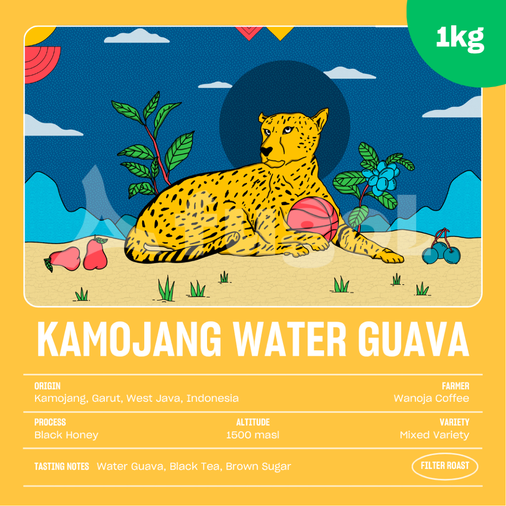 

Kopi Arabika KAMOJANG WATER GUAVA (1 KG) Single Origin Specialty Coffee