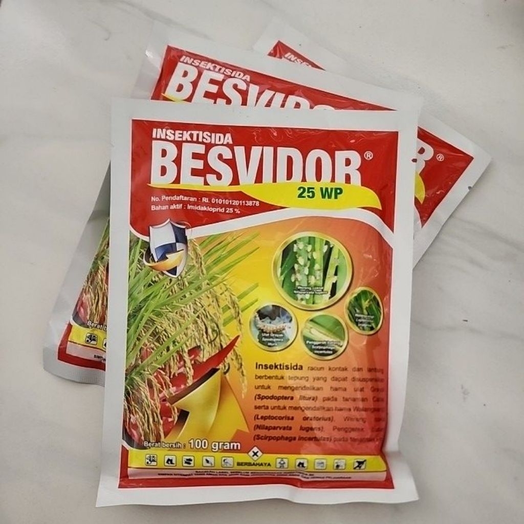 Insektisida BESVIDOR 25wp / Racun Walang Sangit 100gr