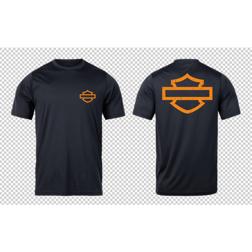 KAOS TSHIRT OTOMOTIF HARLEY DAVIDSON CVO WARNA HITAM ORANGE PRINTED VINTAGE BIG SIZE JUMBO OVER SIZE