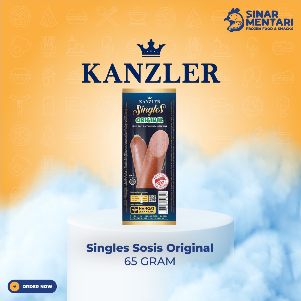 

Kanzler Singles Sosis Original 65g