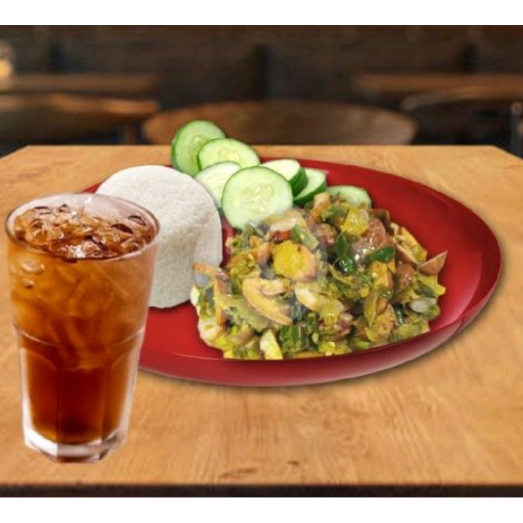 

Nasi jengkol cabai ijo