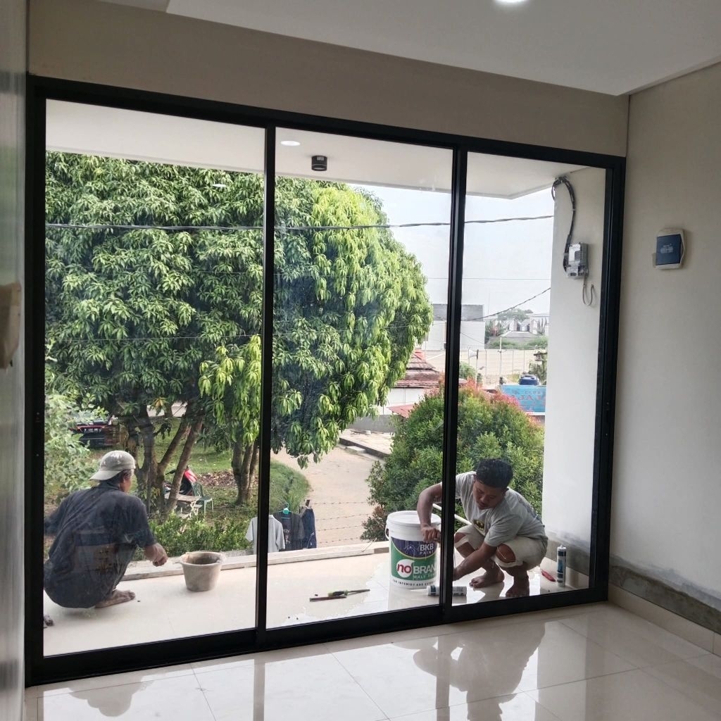 Pintu Sliding Door Aluminium 3 Daun