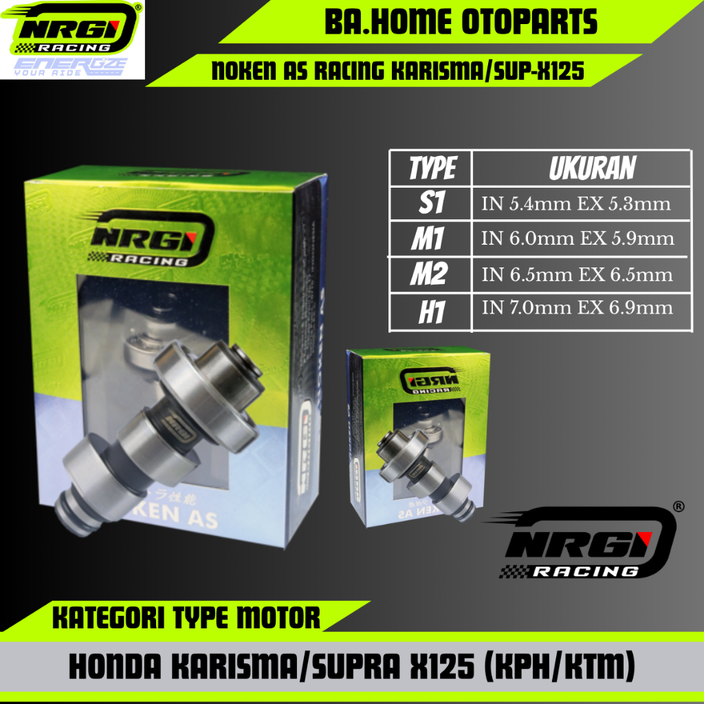 NOKEN AS RACING NRGI HONDA KARISMA, SUPRA X125 NOKEN AS KARISMA (KPH) RACING NRGI