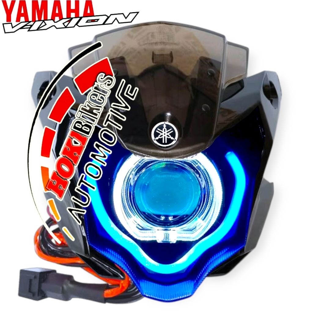 BILED AES TURBO HEADLAMP BATOK VIXION NEW NVA HEADLAMP YAMAHA PREMIUM ASLI FULLSET NVA NVL NVO LAMPU