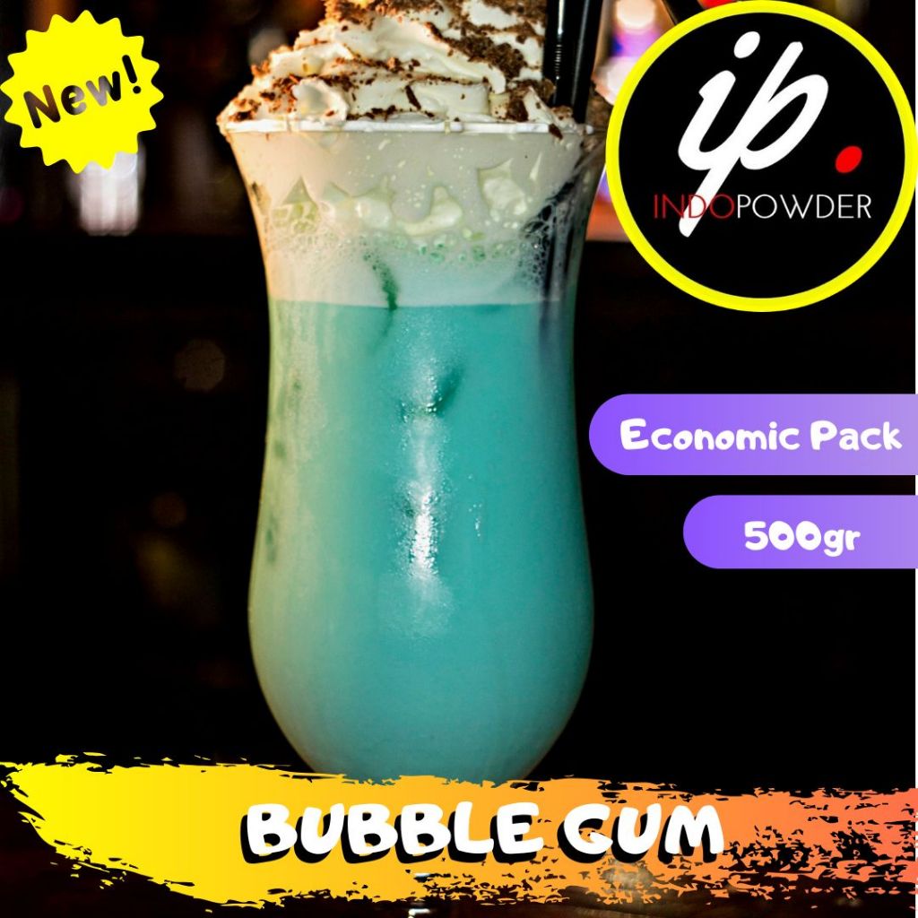 

IP Jakarta - Bubuk BUBBLE GUM 500gr untuk Café, Waralaba, Resto dan Usaha Minuman Kekinian