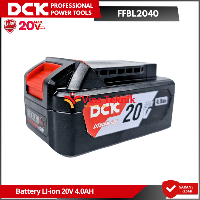 Lithium Battery DCK FFBL2040 20V 4.0 AH Baterai DCK 20V 4 AH Baterai