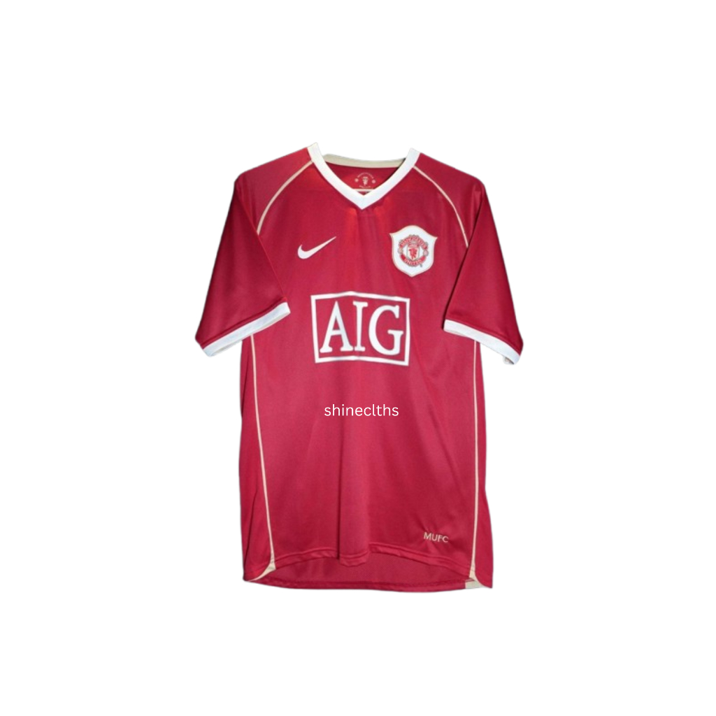 Baju Bola Retro Manchester United Home 2006
