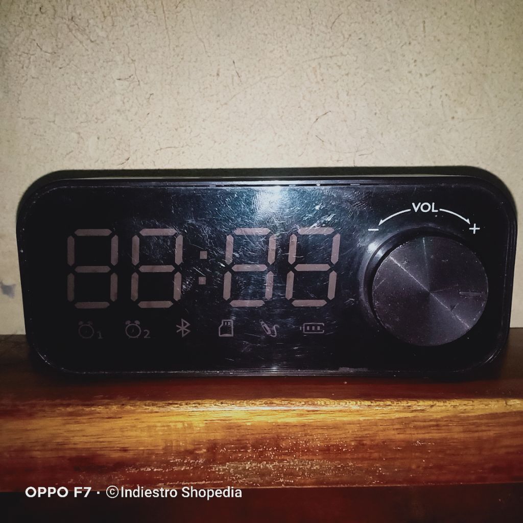 Music Box Speaker Bluetooth Radio Jam Alarm Digital SD Card USB Type C