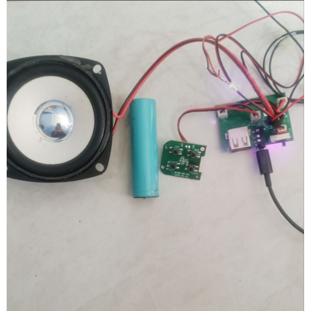 Jual paket komplit Rakitan Music Modul MP3 Bluetooth plus Radio plus Mic memory card usb speaker plu