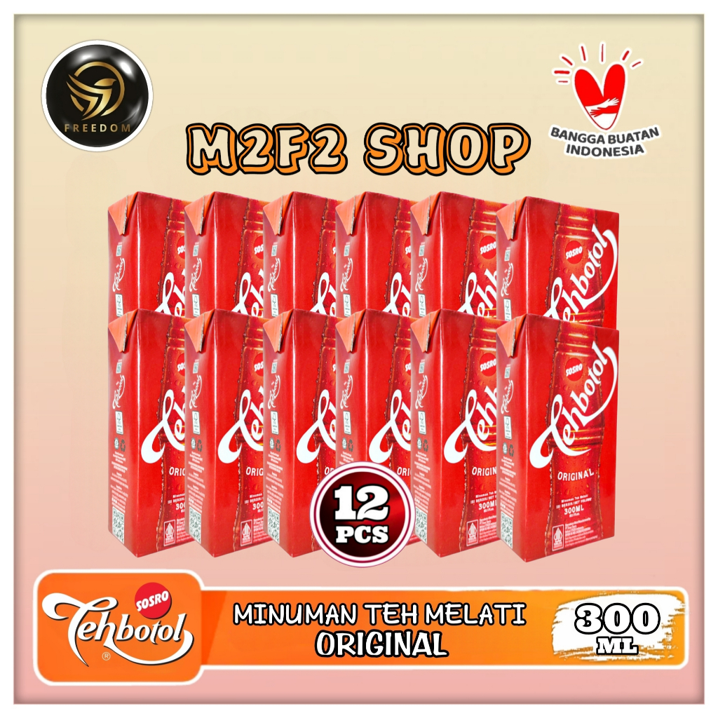 

Teh Botol Sosro Kotak Original - 300 ml (Kemasan 12 Pcs)