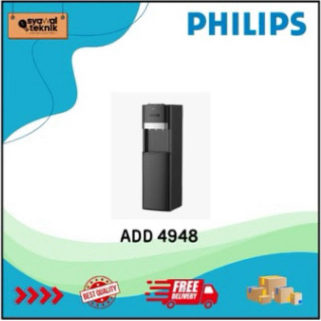 Philips ADD4948 Dispenser Galon Bawah Water - Dispenser Non Kompressor Hitam Philips