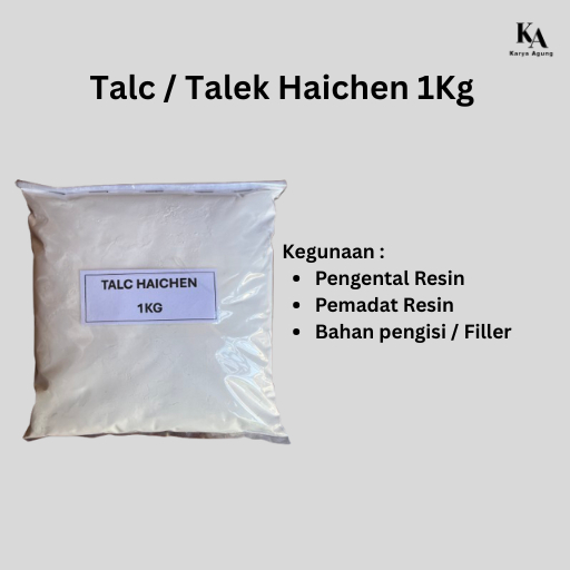 Talc Haicen / Talc Resin / Dempul Resin / Talc powder / Talc bubuk 1 KG