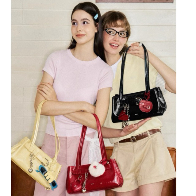 [FAST PO] MUVA BELTED BAG | muva original 100% leather kulit tas wanita