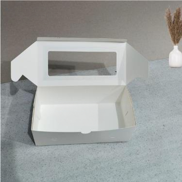 

Dus Kotak Persegi Panjang White Isi 10 Pcs Uk 22 cm x 11 cm x 8 cm Box Dus Kotak Kue Ivory jendela