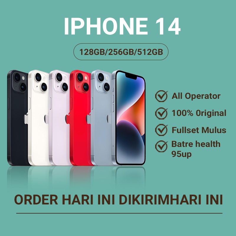 IP 14 SECOND ALL OPERATOR 128GB 256GB AMAMN MULUS NO MINUS