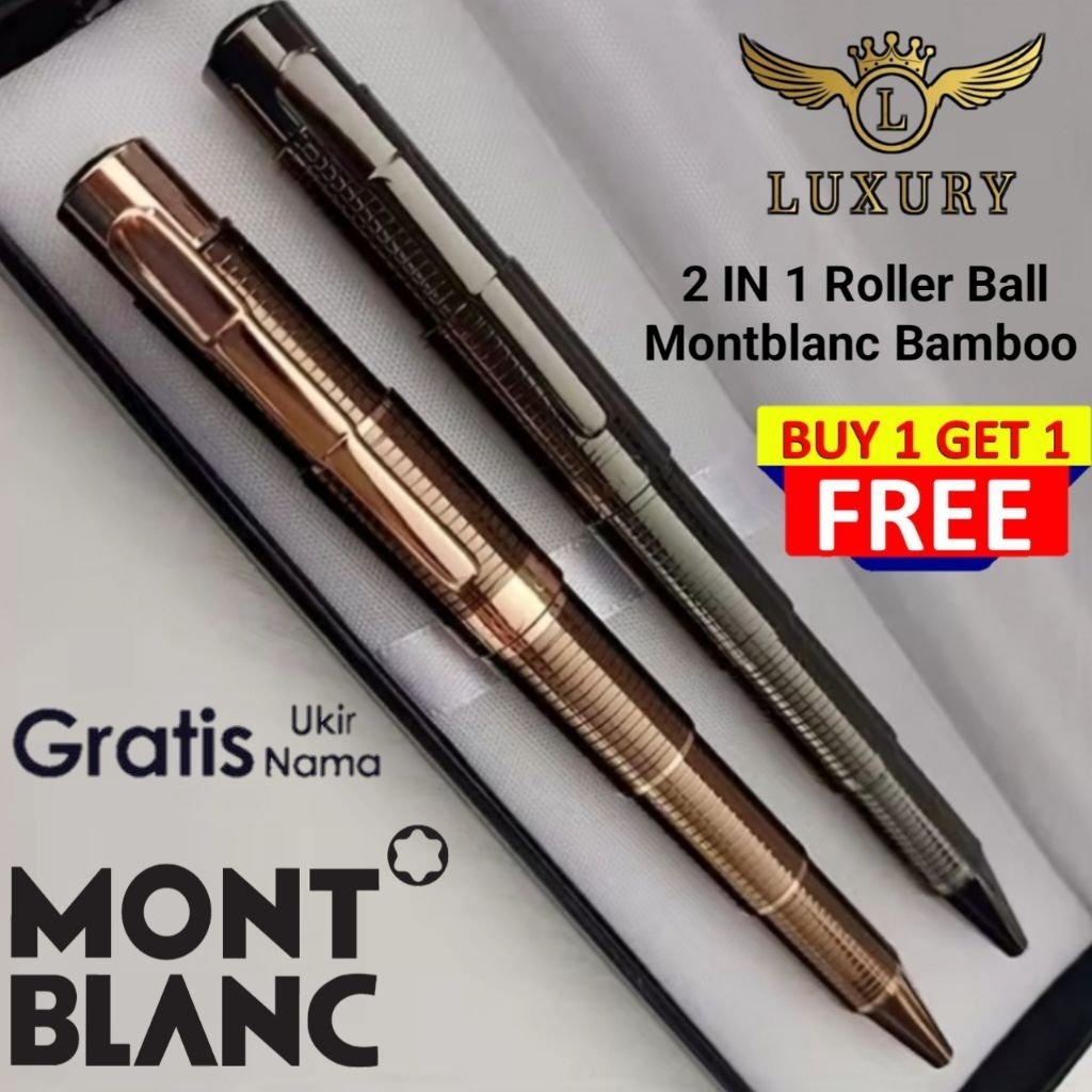 

Ballpoint Mewah Luxury Executive Profesional Pen Montbl@nc Couple 2 Pulpen Gratis Grafir Nama Lengkap Dengan Box Exlusive
