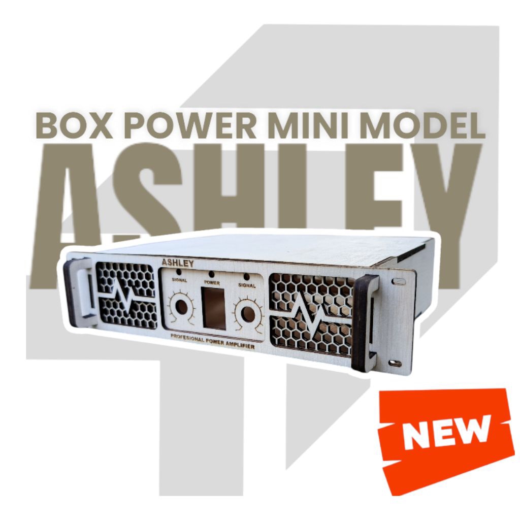 Box Power Mini Model Built Up Ashley Box Miniatur Power Amplifier