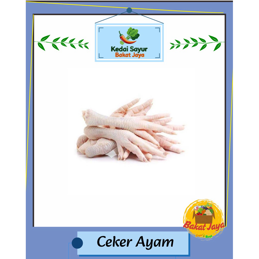 

Ceker Ayam -Netto 250gr