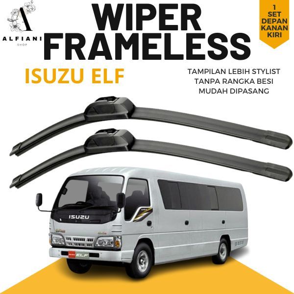 WIPER ISUZU ELF DEPAN ISUZU ELF WIPER FREMELESS SEPASANG KANAN KIRI