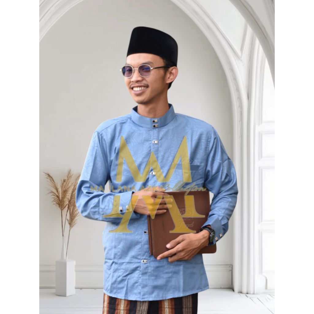 Kemko Sultan Etnich Lengan Panjang Kemko Sultan Bahan Embos