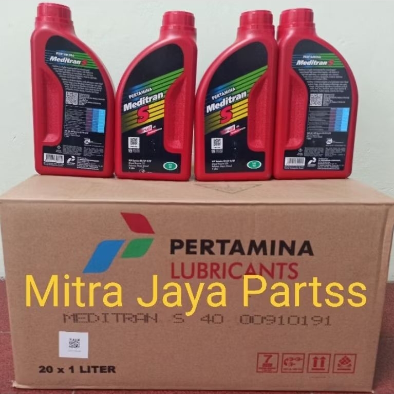 Oli Meditran S SAE-40 1 Liter Oli Pertamina Meditran S 1L Perdus