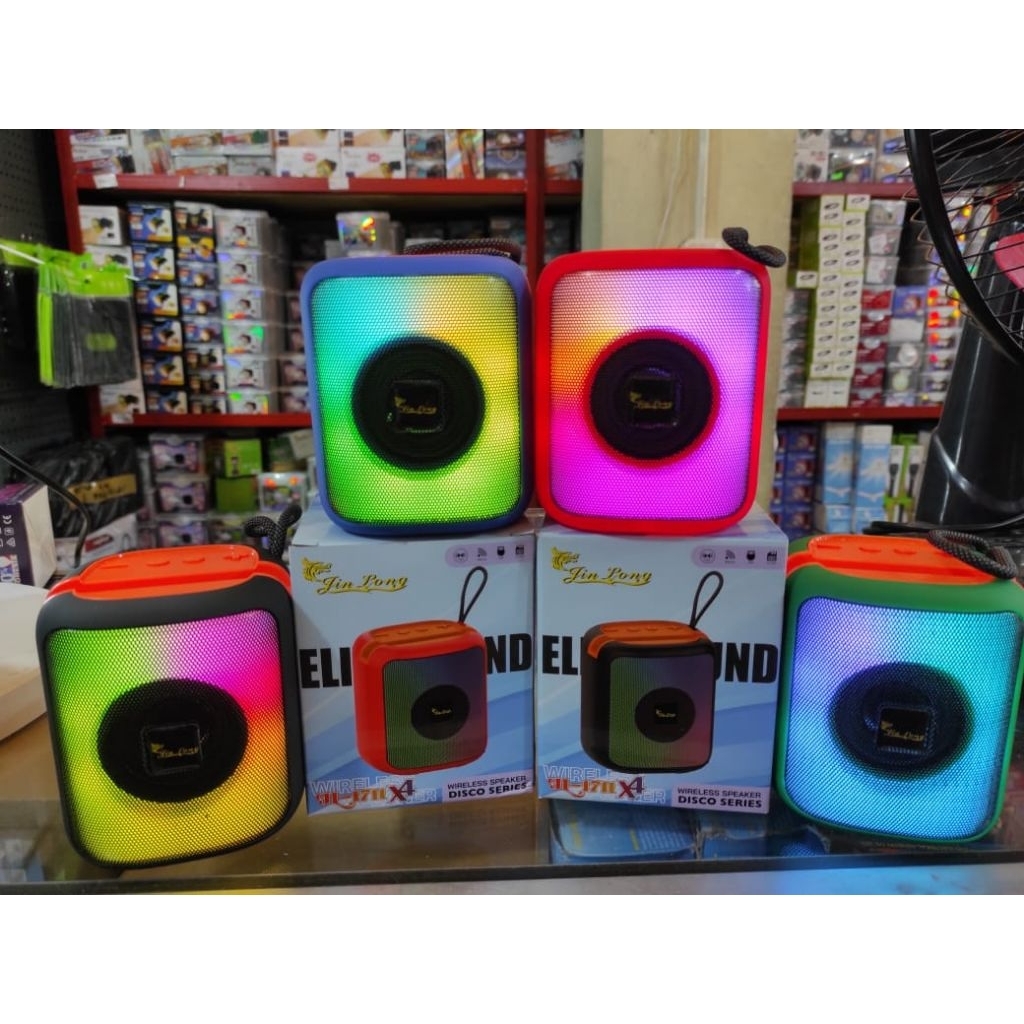 SPEAKER JINLONG JL 1711 X4 / SPEAKER WIRELESS DISCO SERIES