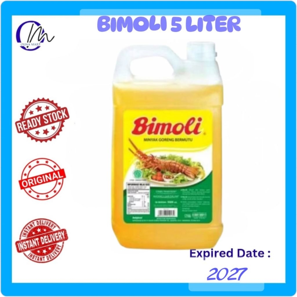 

(READY GOJEK LANGSUNG) BIMOLI 5 LITER JERIGEN | BIMOLI MINYAK GORENG 5 LITER