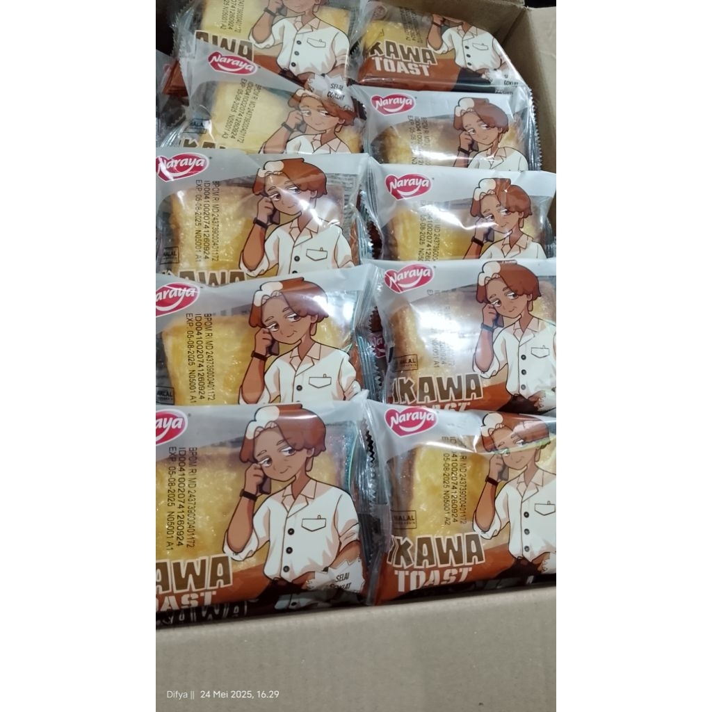 

Roti Ikawa/Ikawa Toast Ketengan 1pcs harga grosir || Toko Unyil_