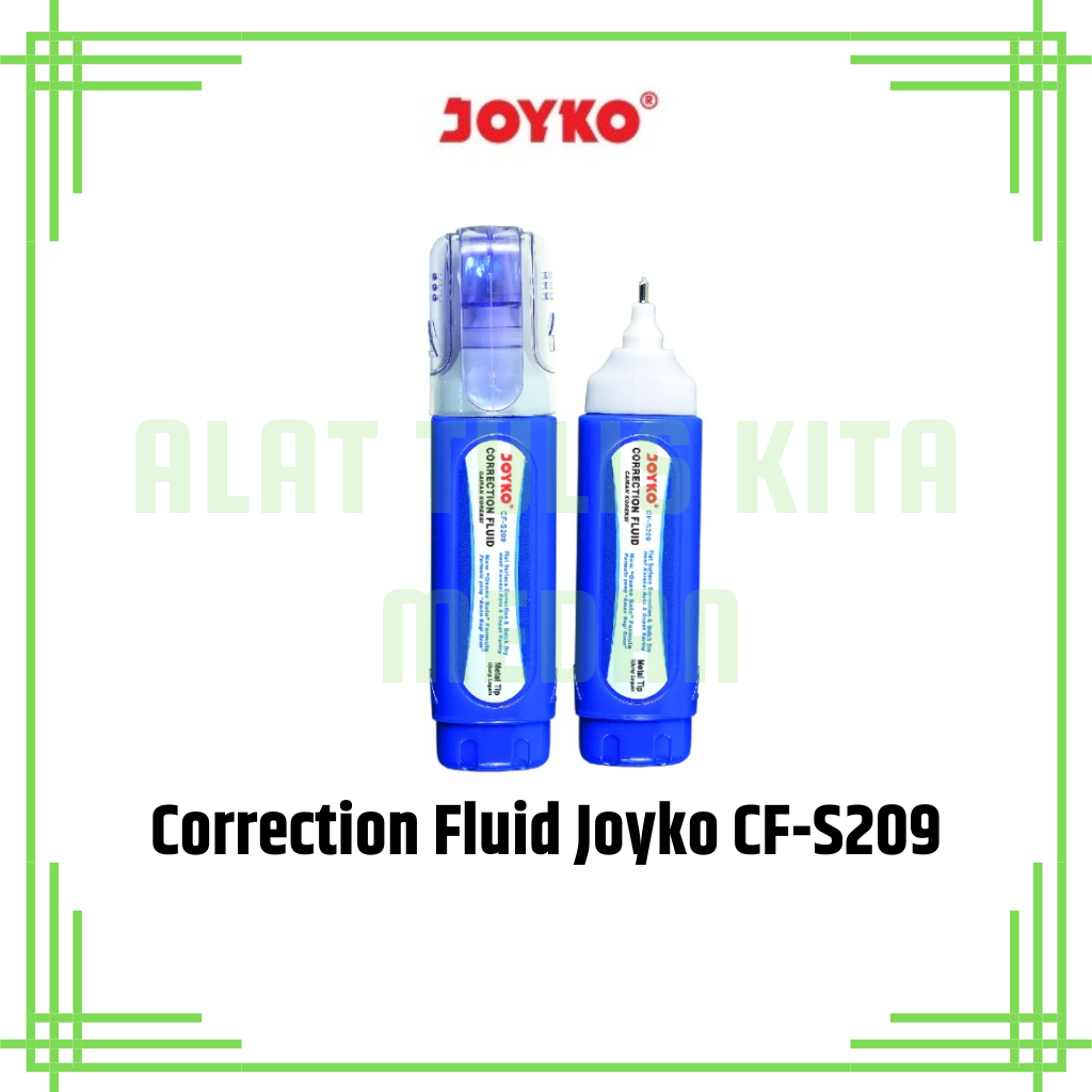 

(1 Pcs) Correction Fluid Joyko CF-S209 / Penghapus Tipex Cair Joyko CF-S209