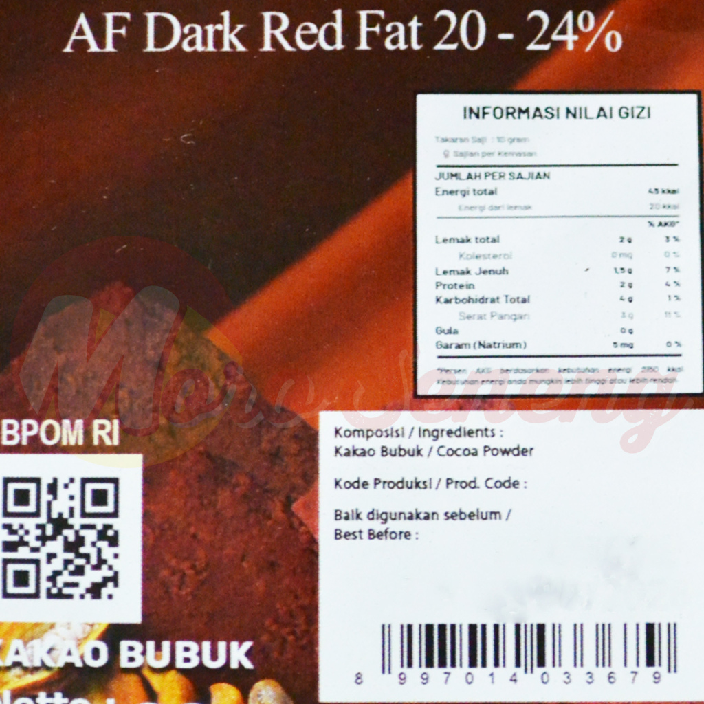 

RB Elmer African Black 90 gr Coklat Bubuk Cocoa Red